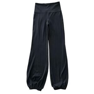 Athleta Elation Flare Pant XS Black Ultra High Rise Powervita Yoga Athleisure
